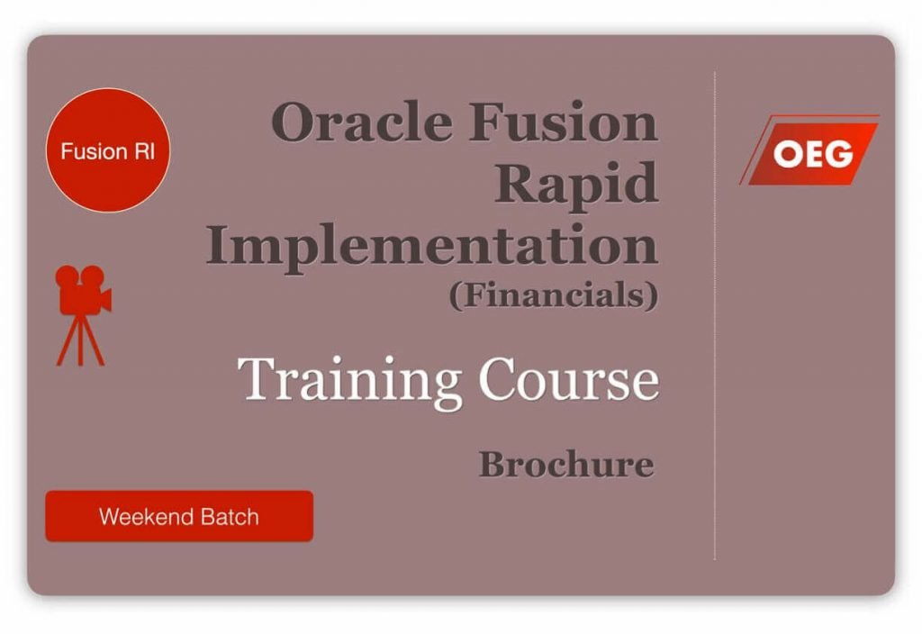 Brochure - Oracle Fusion Financials Rapid Implementation